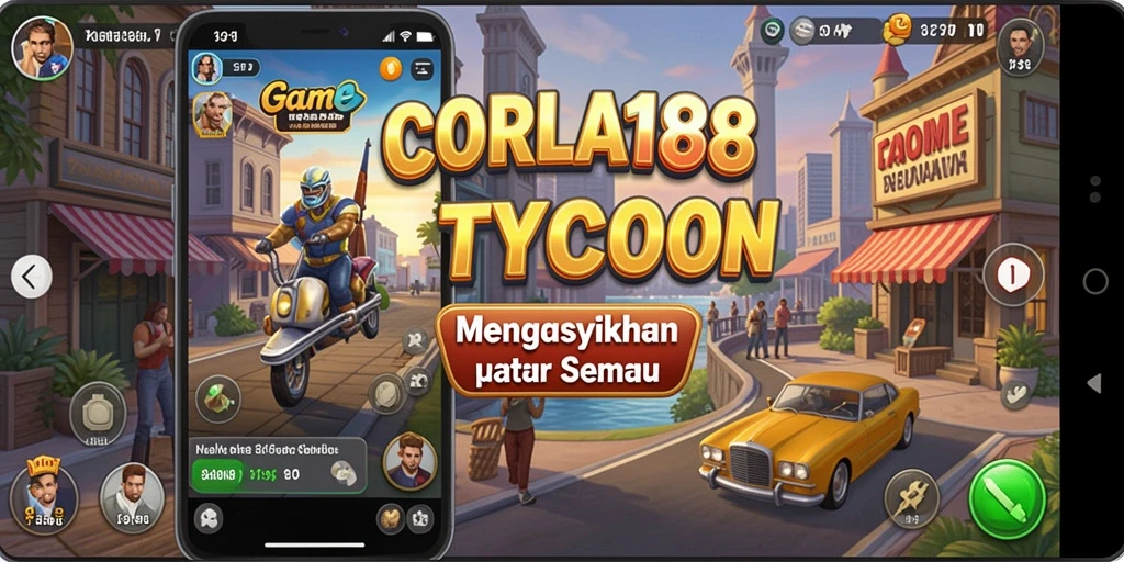 Tampilan gameplay menarik dari game Tycoon CORLA188.