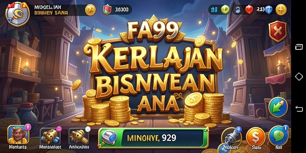 Gameplay seru dalam FA99 dengan nuansa Tycoon yang menantang.