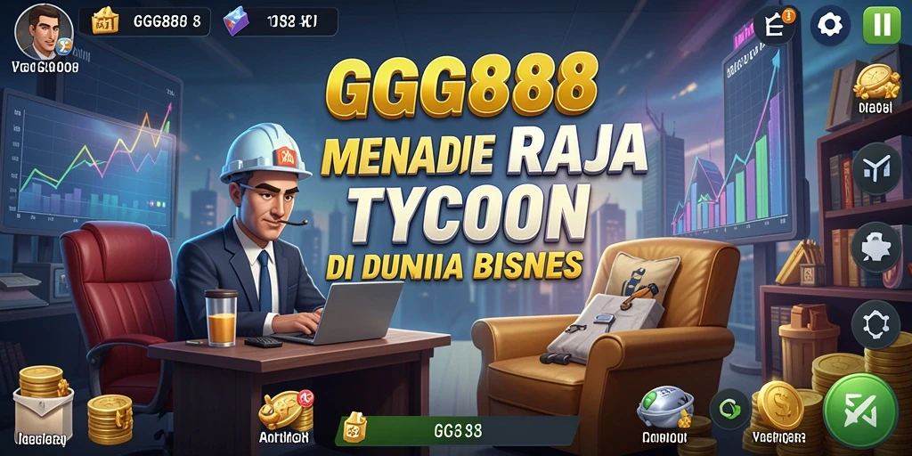 Screenshot <strong>GGG888</strong> menampilkan antarmuka permainan Tycoon yang dinamis.