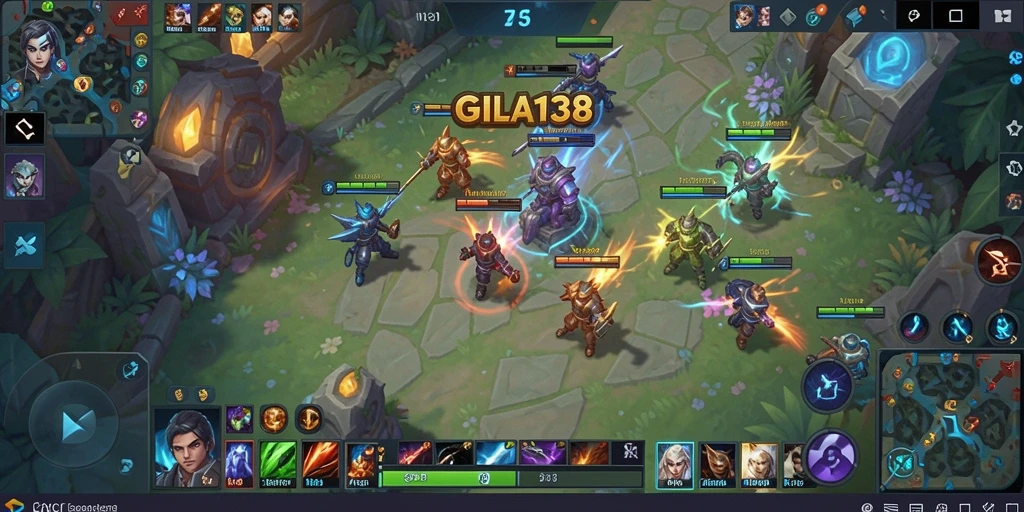 Tampilan seru dari gameplay GILA138 yang menegangkan.
