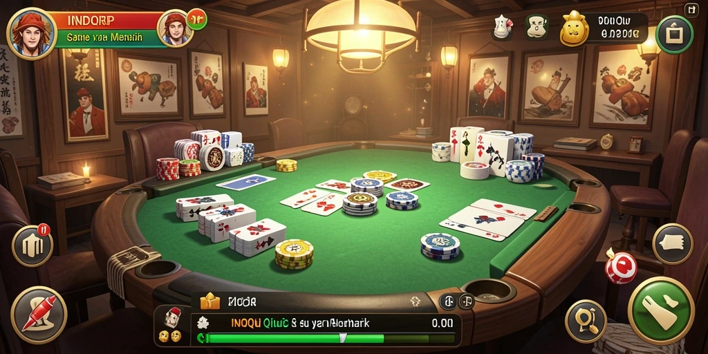 Tampilan gameplay QiuQiu yang menarik dan mendebarkan di INDORP.