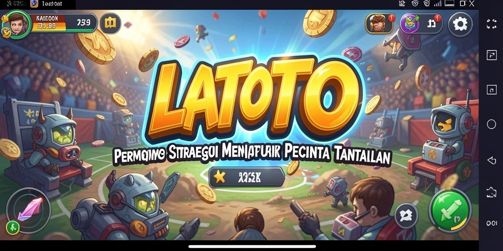 Tampilan menarik dari gameplay LATOTO yang penuh strategi.