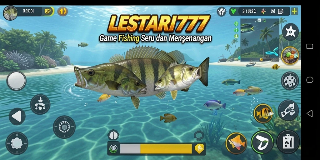 Tangkapan ikan yang luar biasa di LESTARI777 dengan grafis yang menakjubkan.