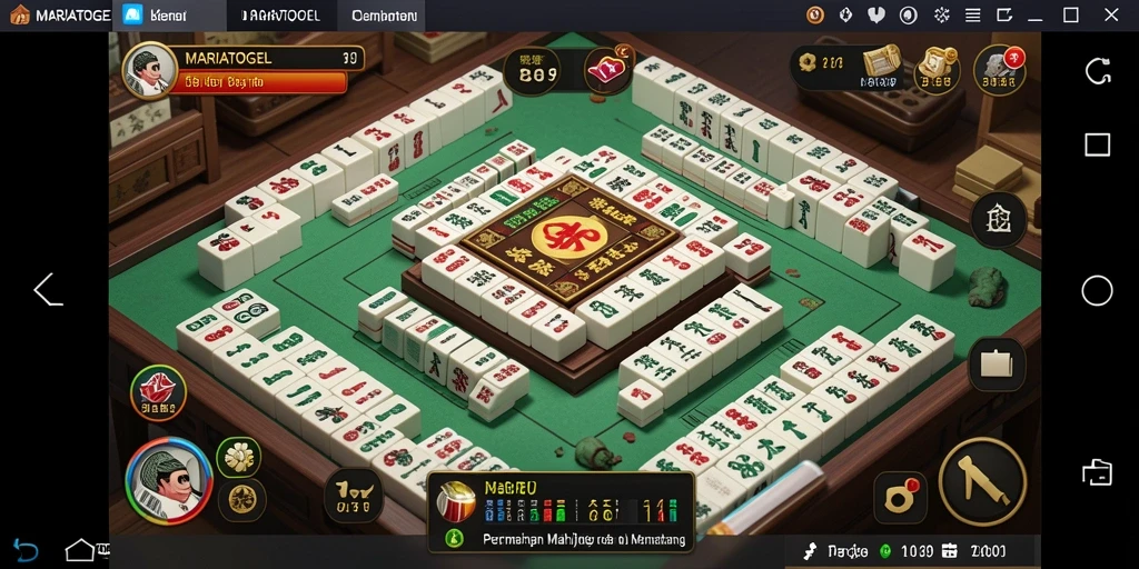 Screenshot gameplay MARIATOGEL dengan tantangan Mahjong yang seru.
