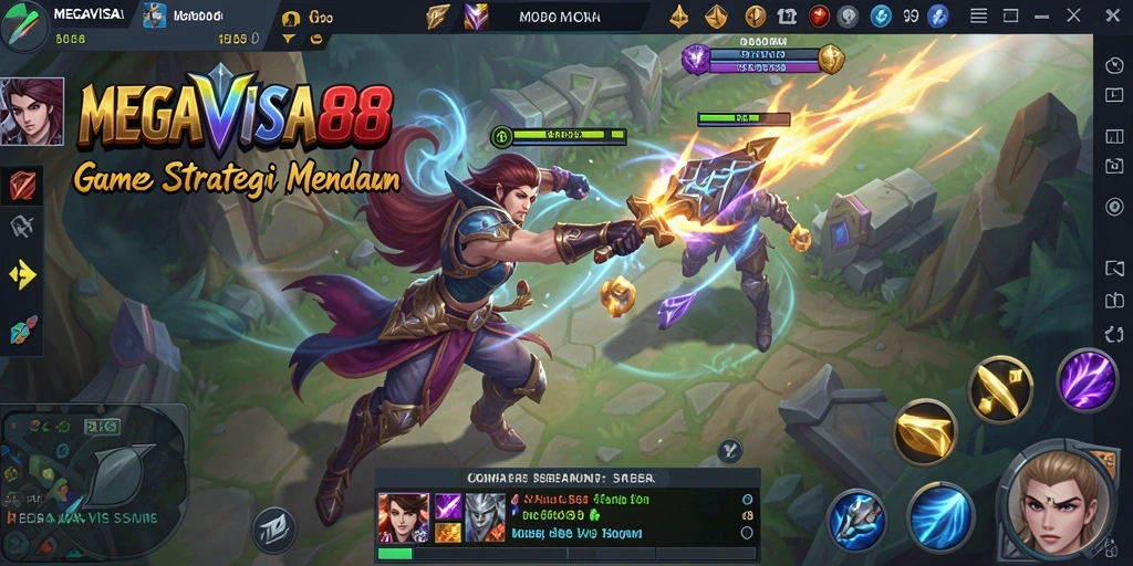 Tampilan gameplay menarik di <strong>MEGAVISA88</strong> dengan aksi seru.