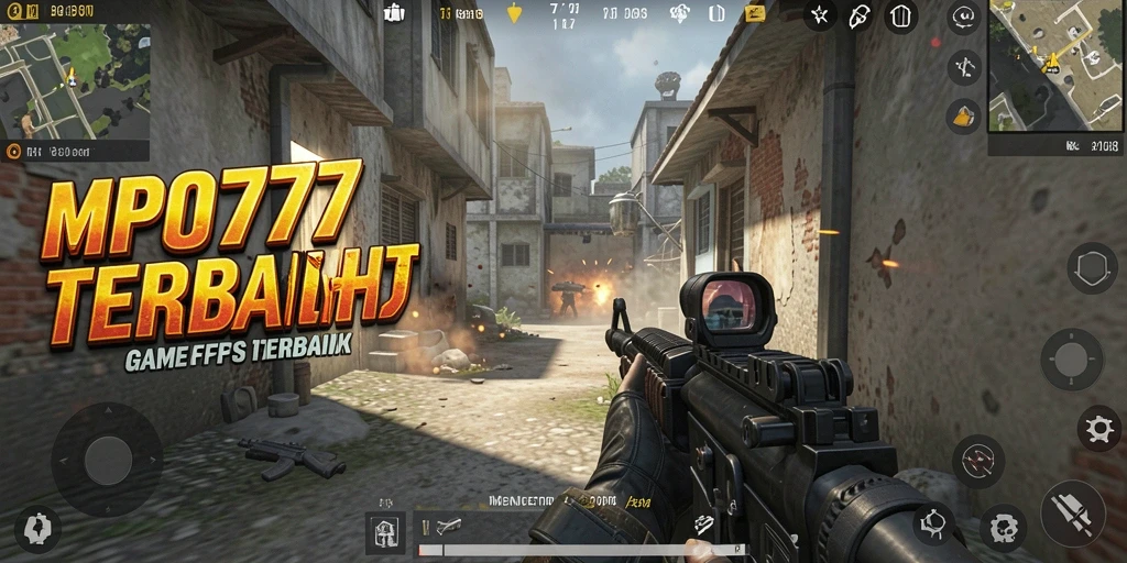Tampilan screenshot MPO777 yang menampilkan aksi gameplay FPS yang mendebarkan.