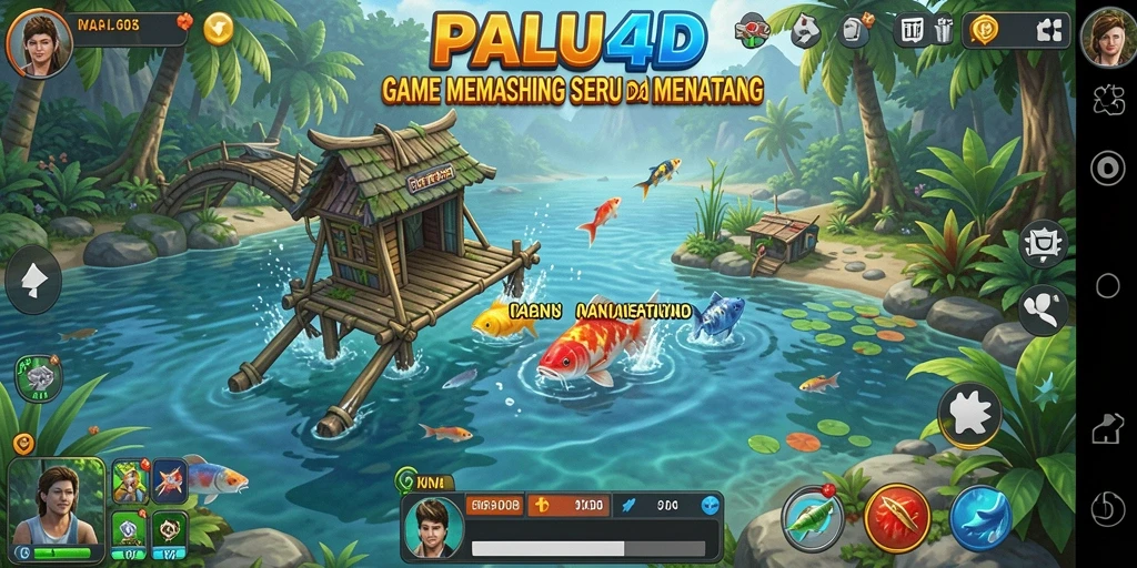 Tangkapan ikan yang seru dalam gameplay PALU4D.
