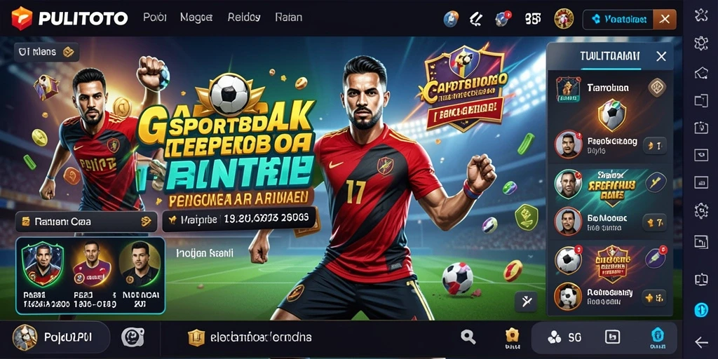 Screenshot PULITOTO menampilkan momen taruhan olahraga yang mendebarkan.