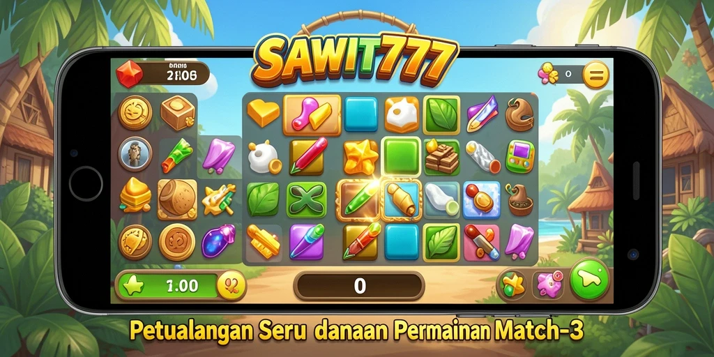 Tampilan menarik dari gameplay SAWIT777 yang penuh warna.