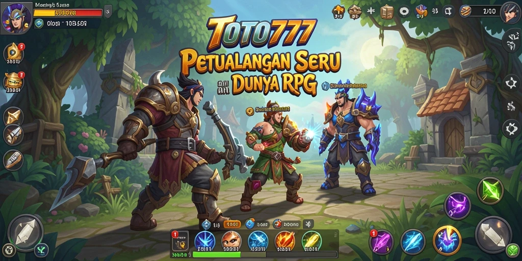 Gameplay TOTO777 yang menakjubkan dalam dunia RPG penuh petualangan.